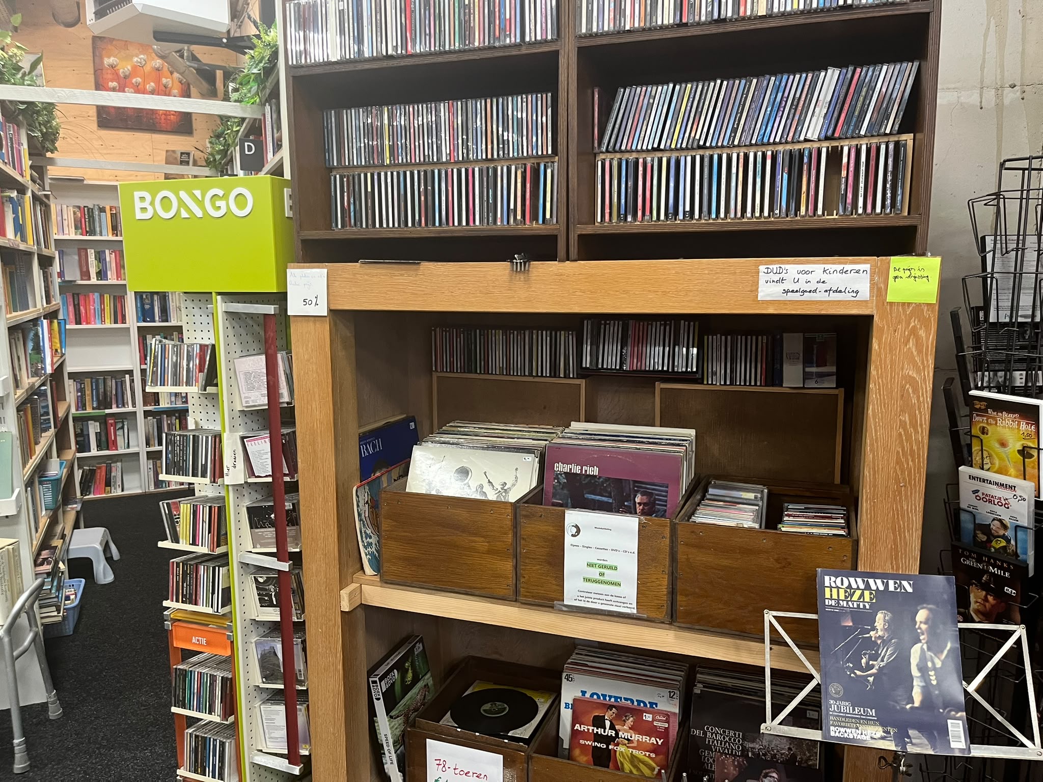 Platen en cd's nu met 50 % Korting! 